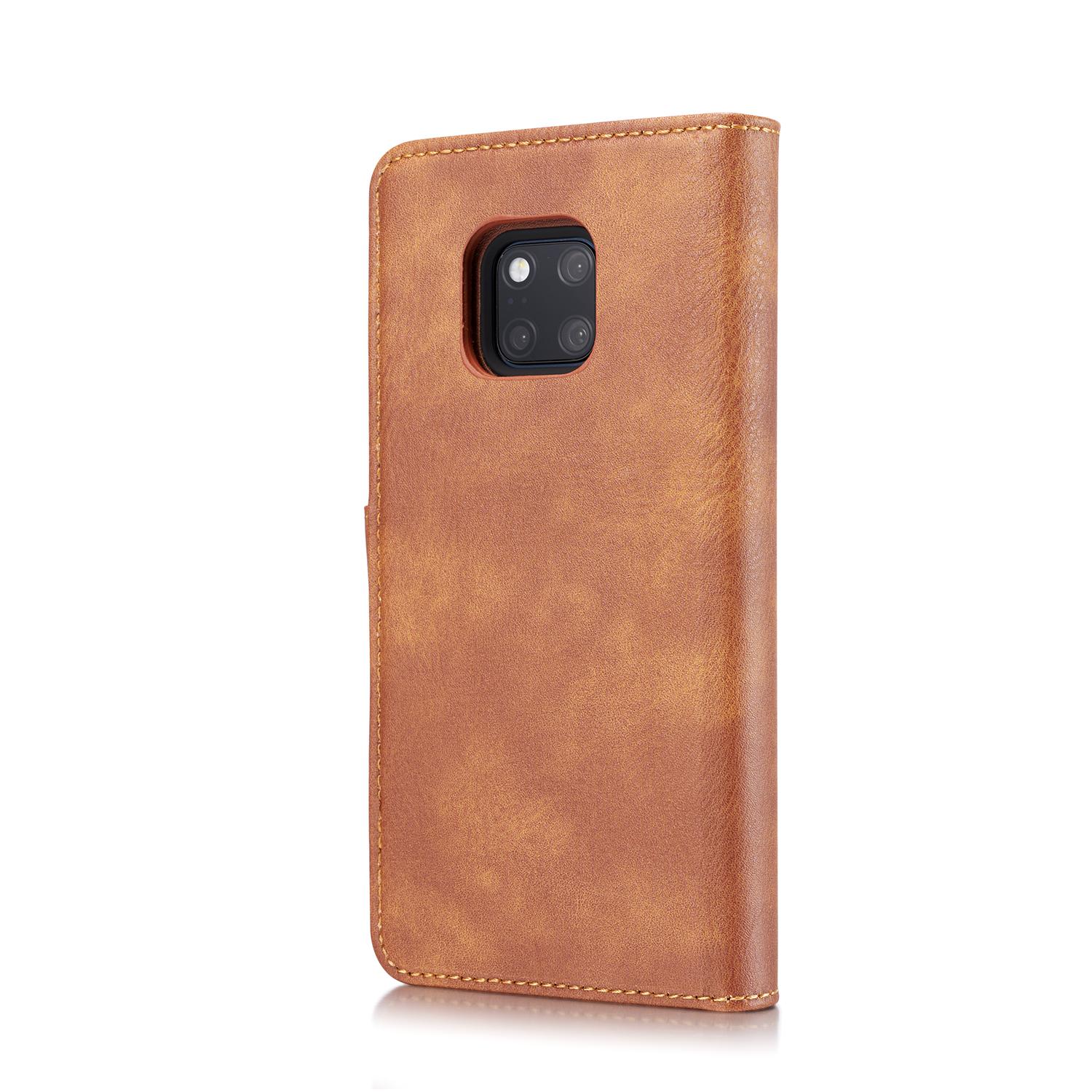 Huawei Mate 20 Pro Magnet Wallet Cognac