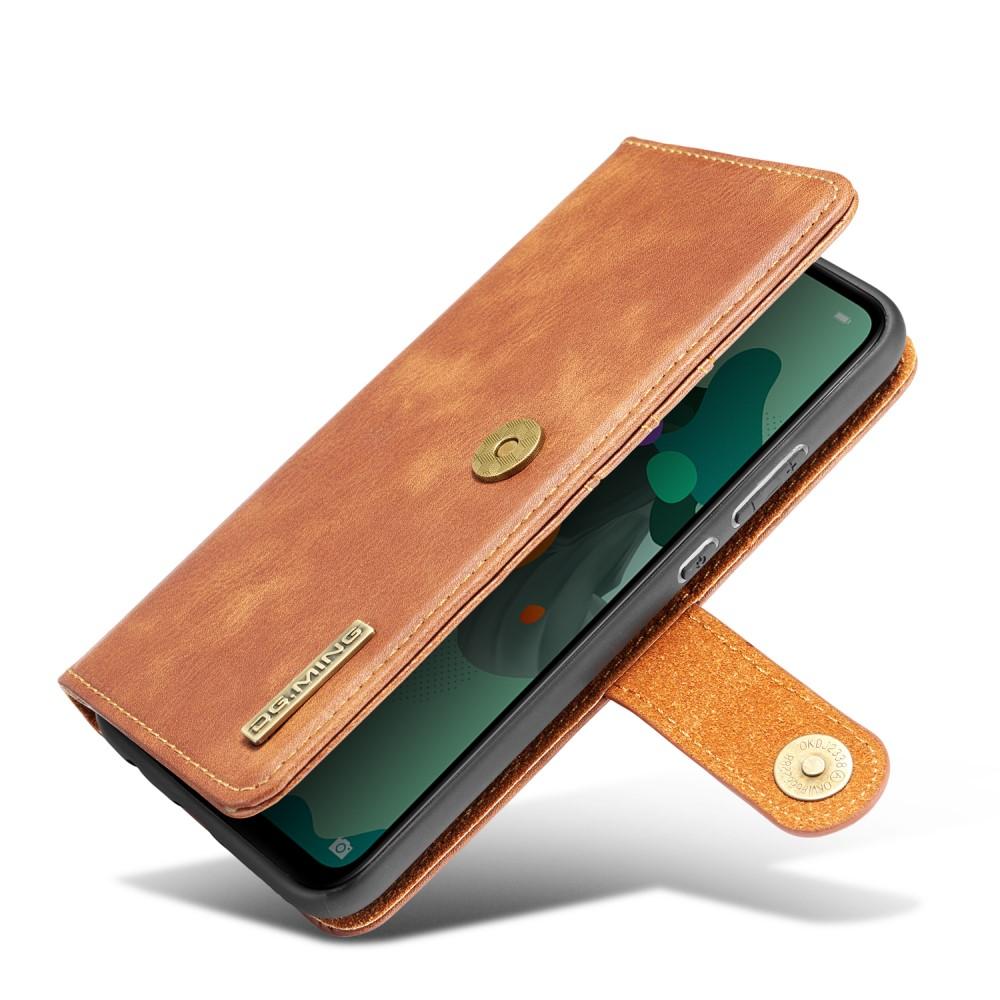 Huawei Mate 30 Lite Magnet Wallet Cognac