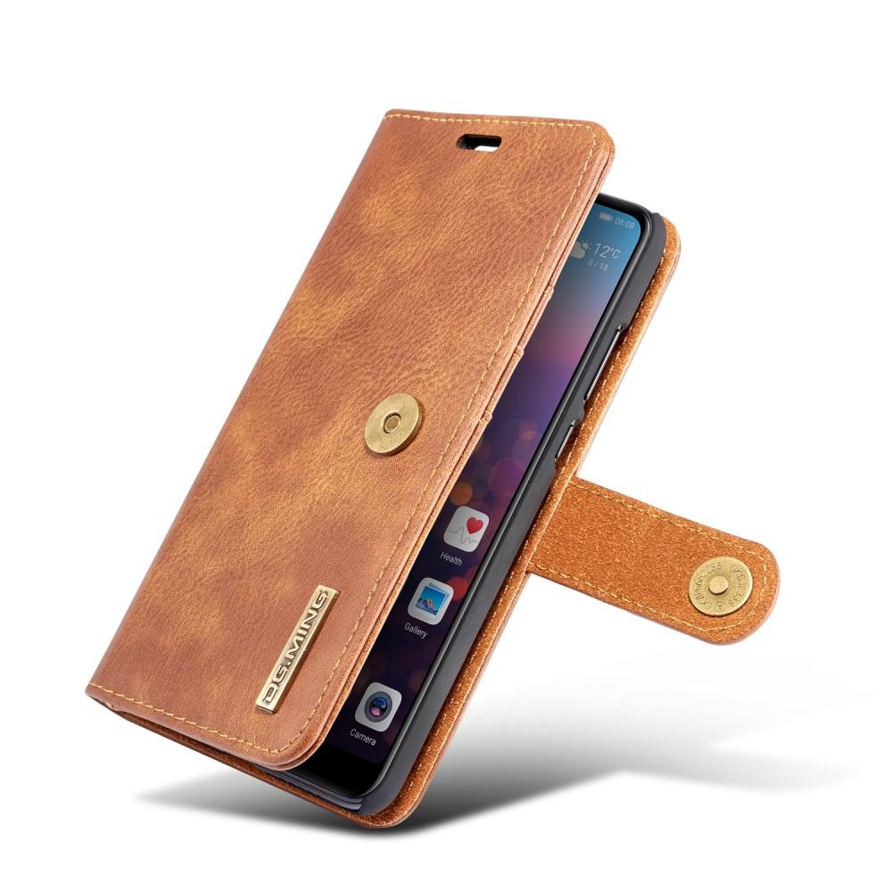 Huawei P20 Magnet Wallet Cognac