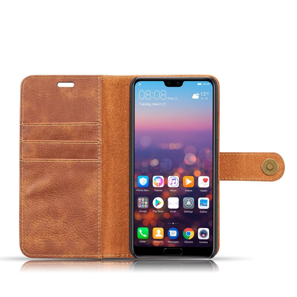 Huawei P20 Magnet Wallet Cognac