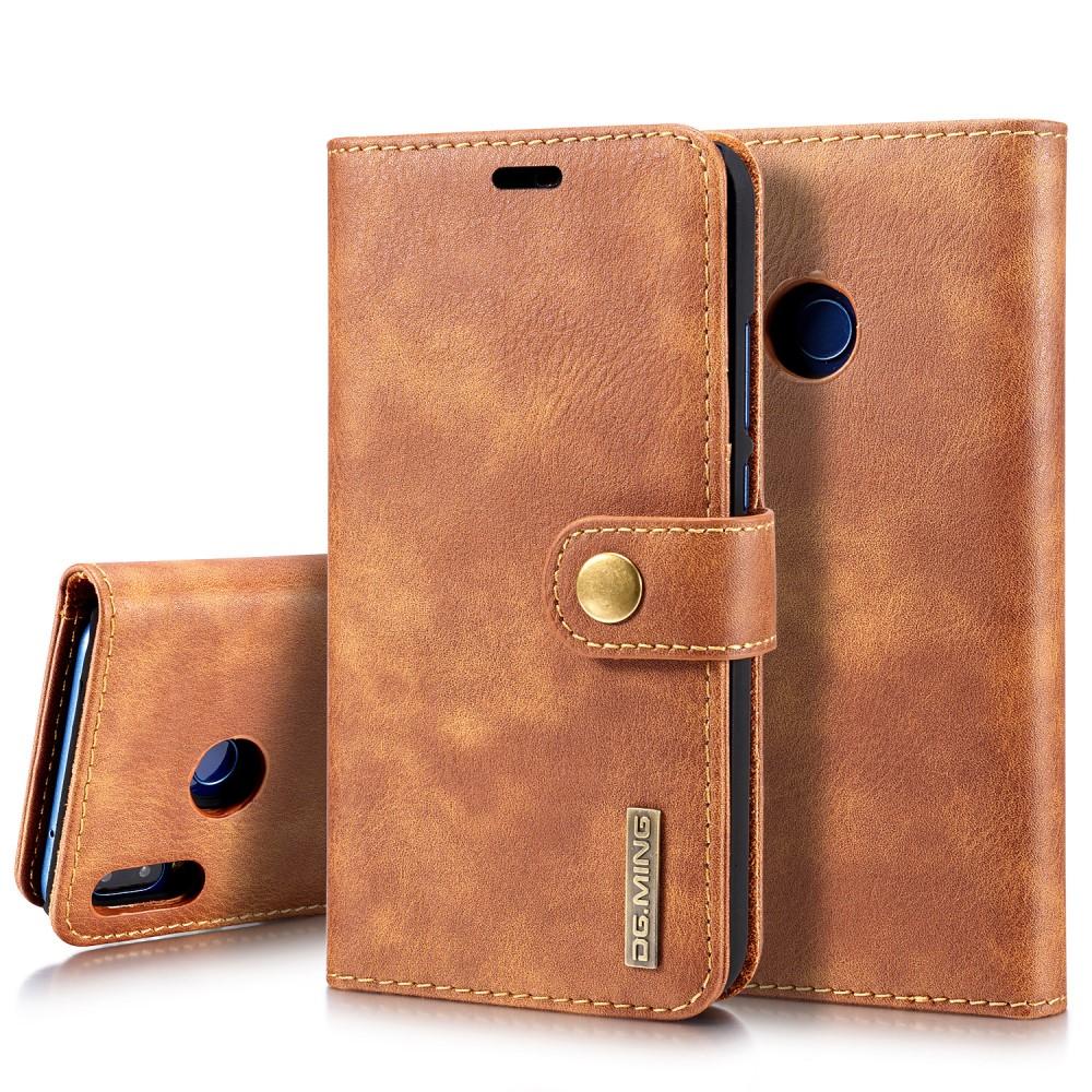 Huawei P20 Lite Magnet Wallet Cognac