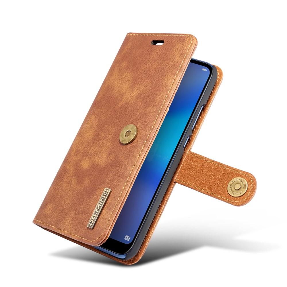 Huawei P20 Lite Magnet Wallet Cognac