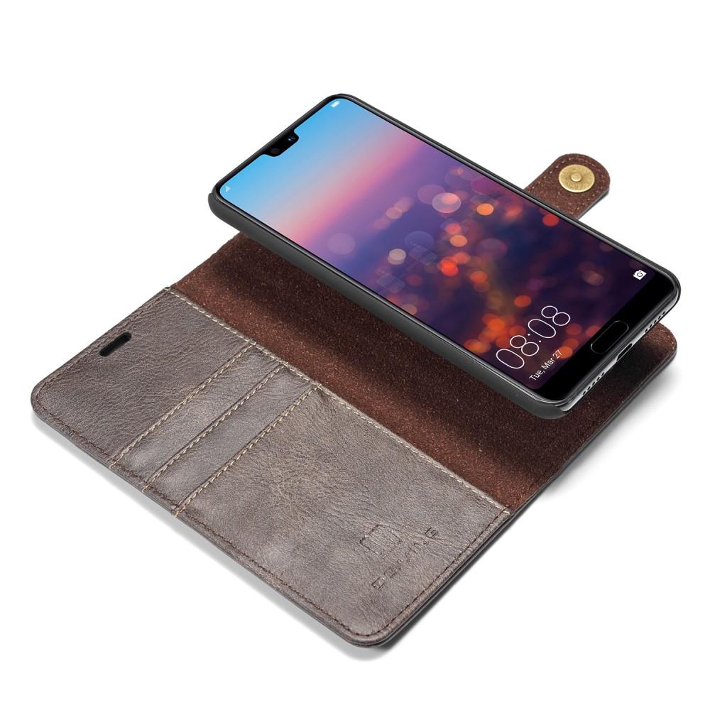 Huawei P20 Pro Magnet Wallet Brown