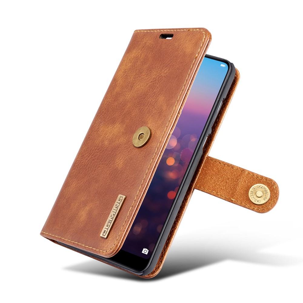 Huawei P20 Pro Magnet Wallet Cognac