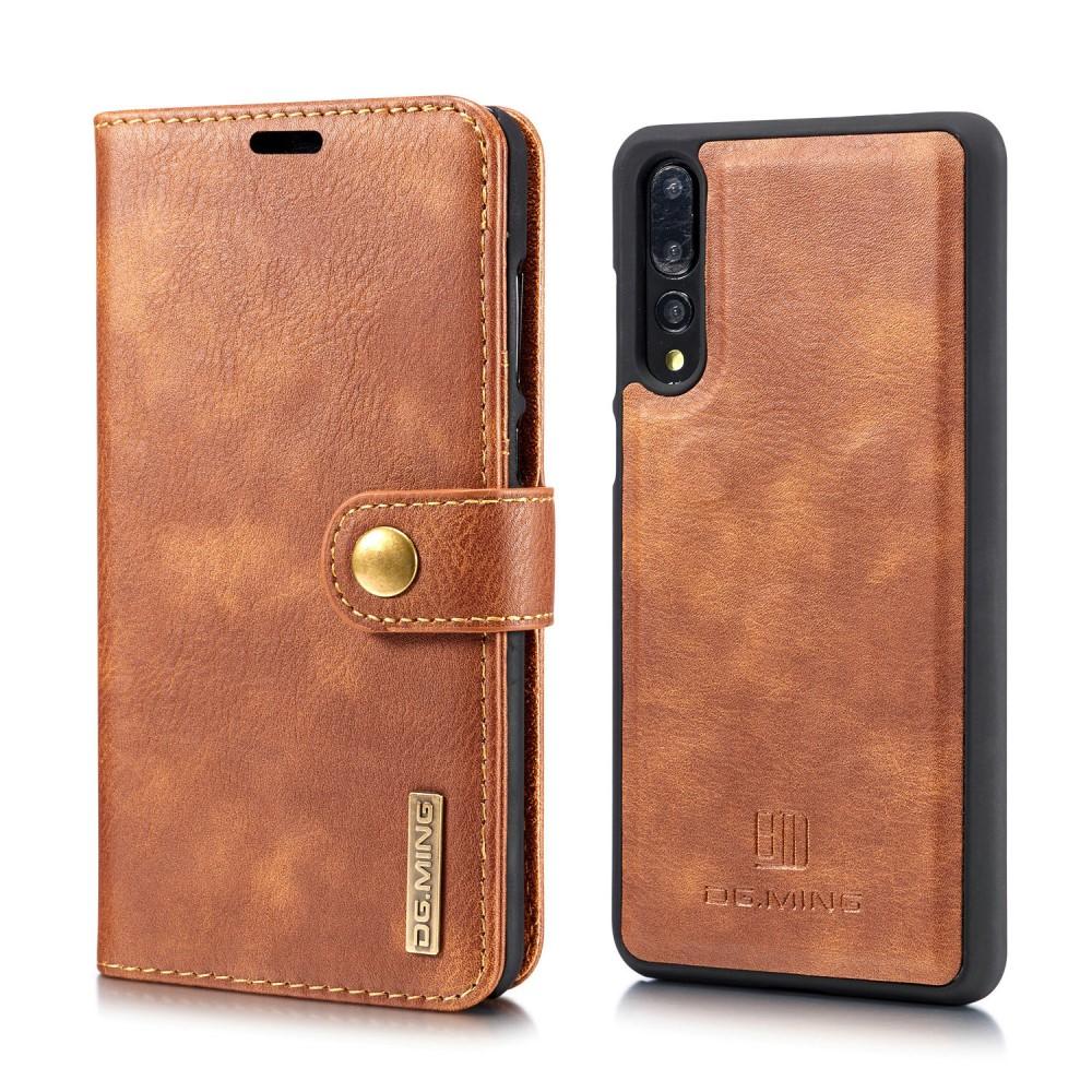 Huawei P20 Pro Magnet Wallet Cognac