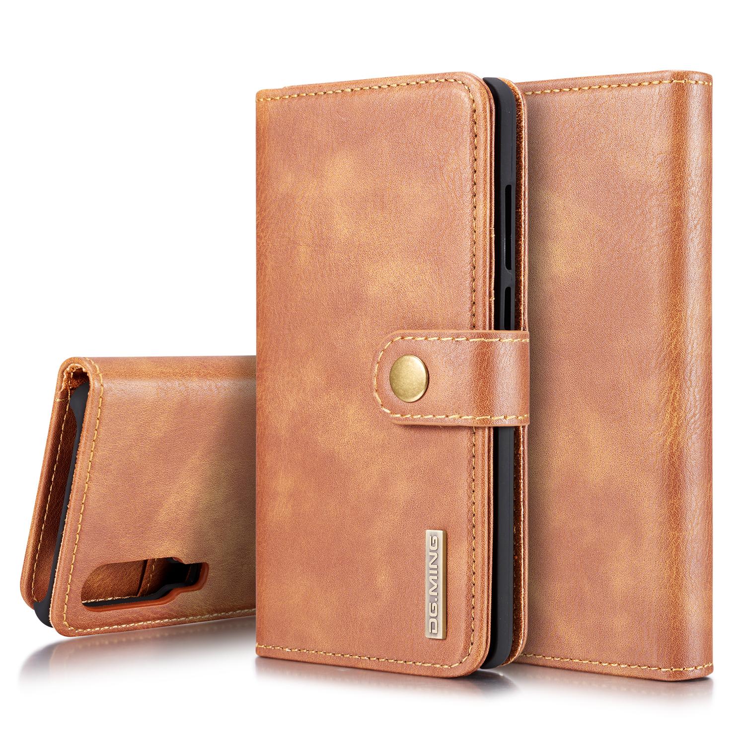 Huawei P30 Magnet Wallet Cognac