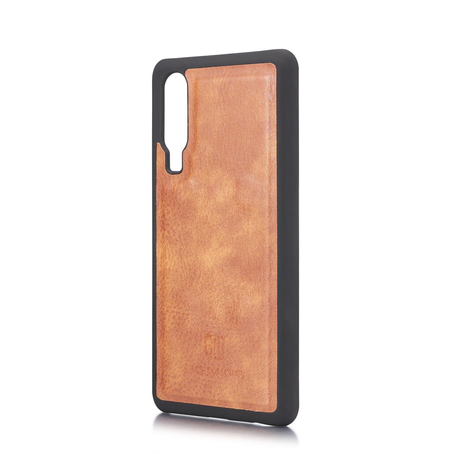 Huawei P30 Magnet Wallet Cognac