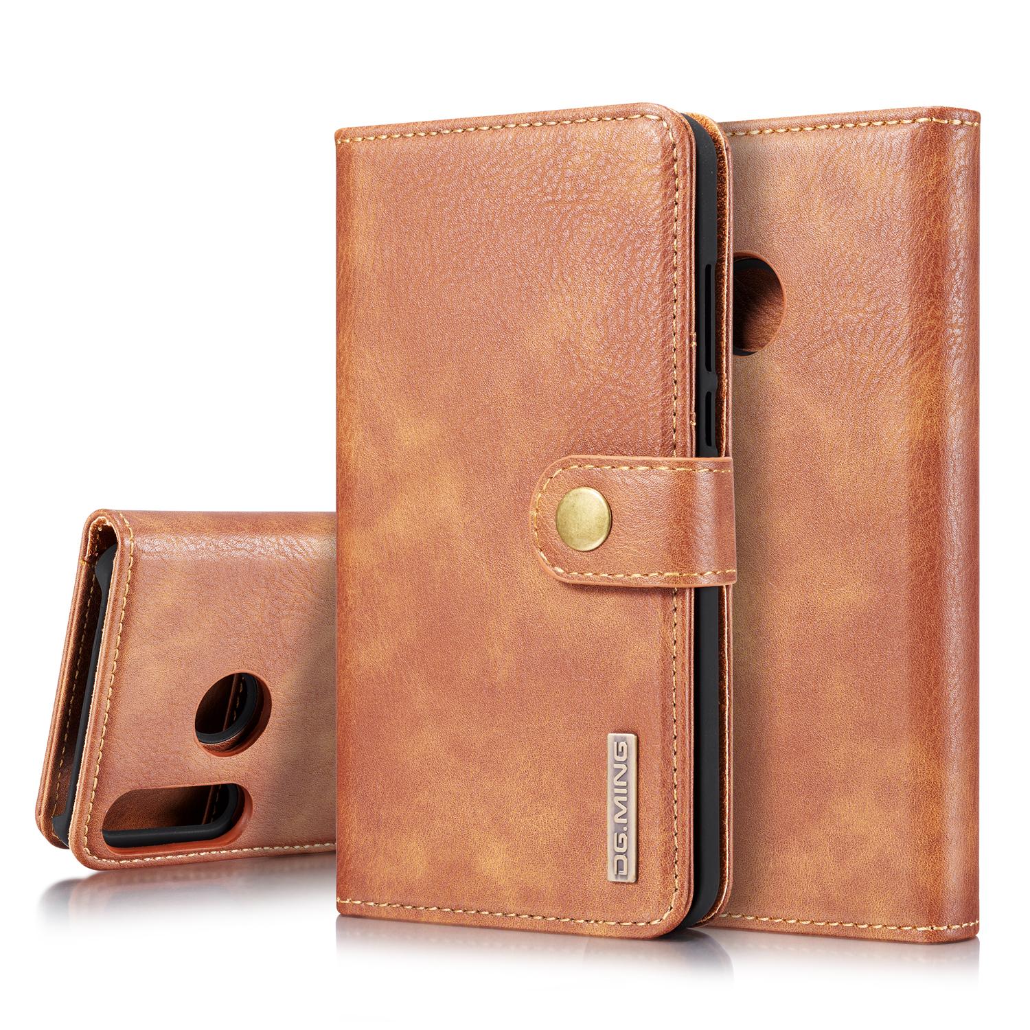 Huawei P30 Lite Magnet Wallet Cognac