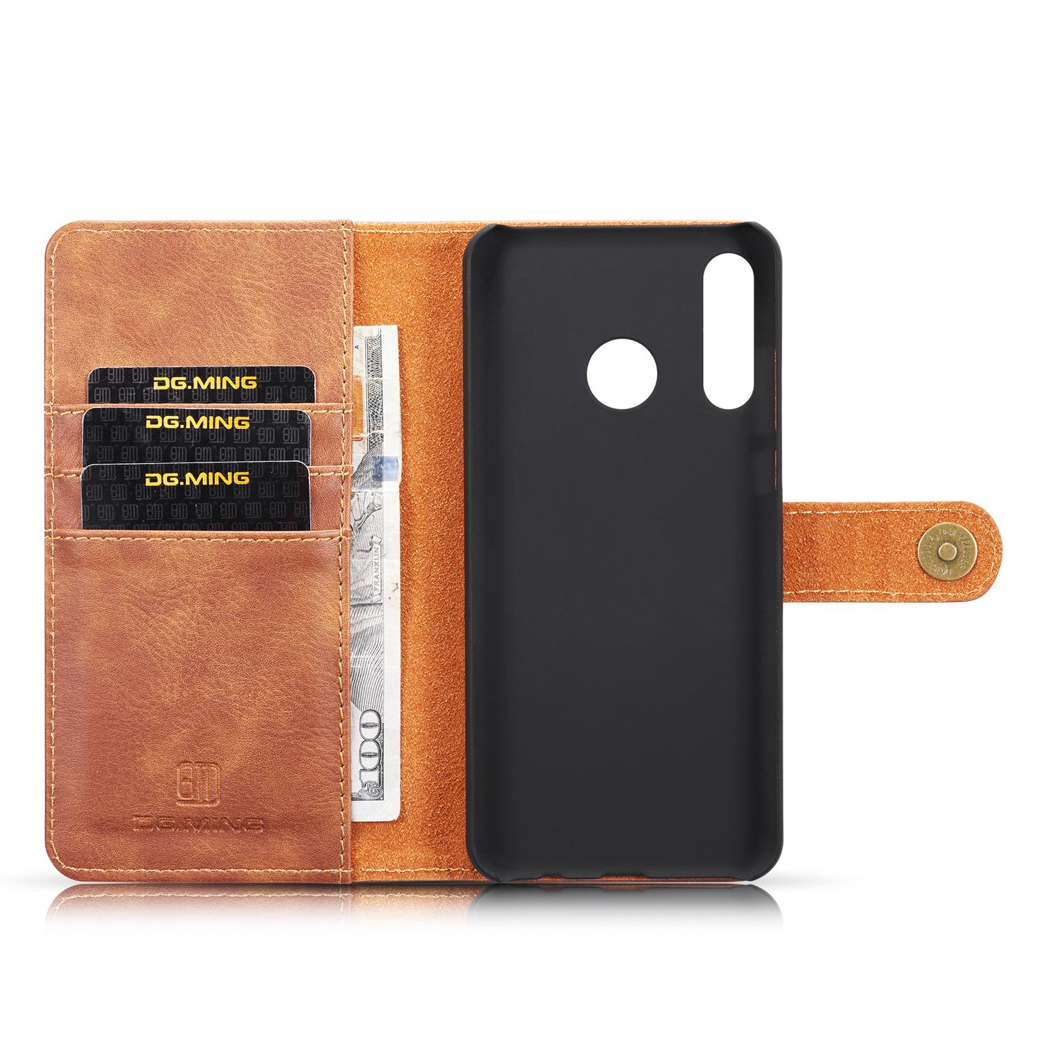 Huawei P30 Lite Magnet Wallet Cognac