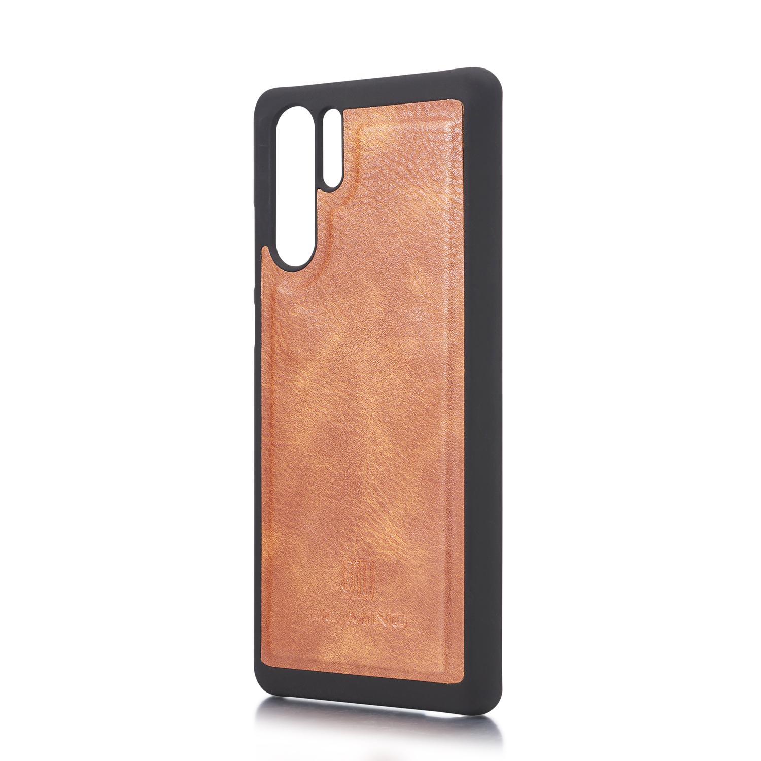 Huawei P30 Pro Magnet Wallet Cognac