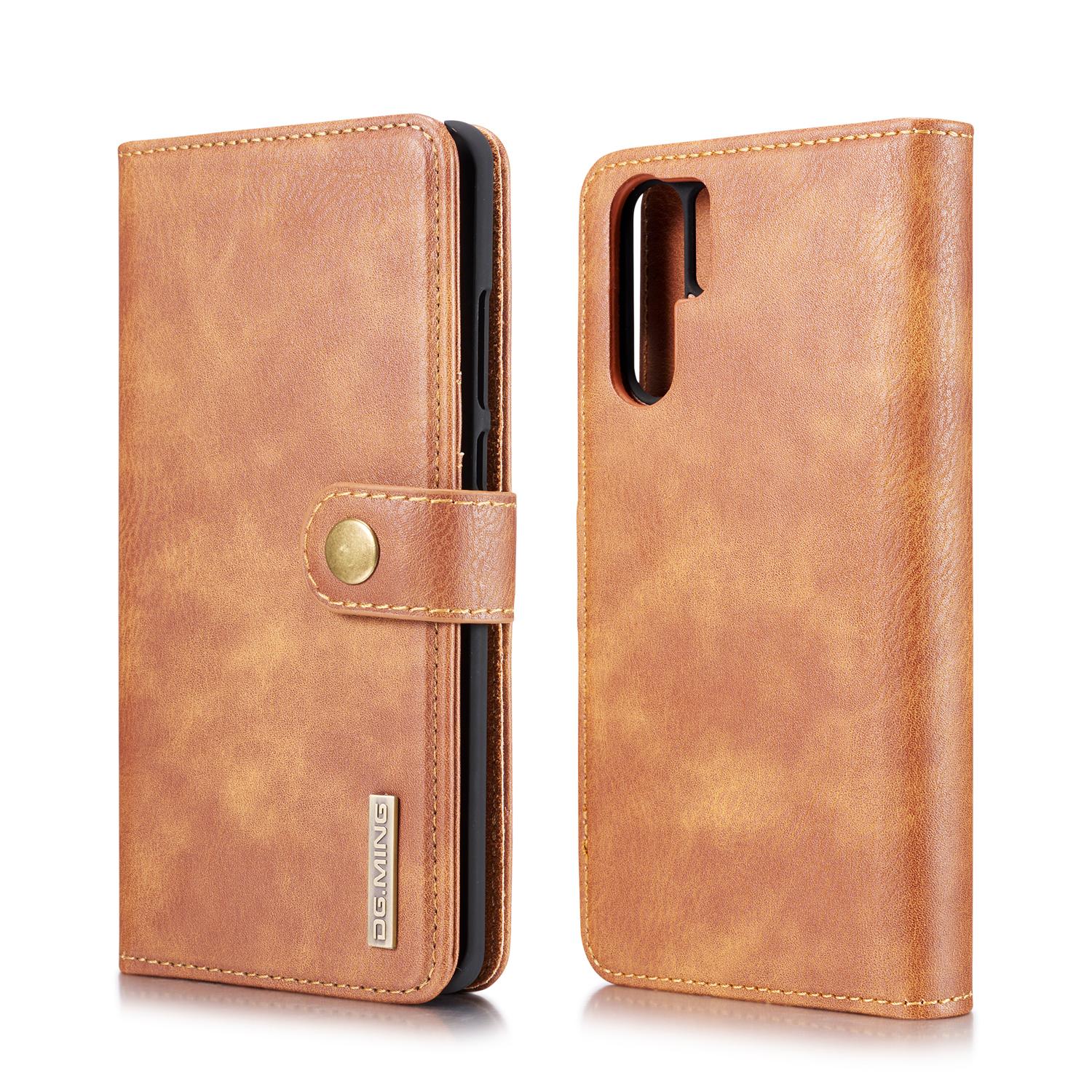 Huawei P30 Pro Magnet Wallet Cognac