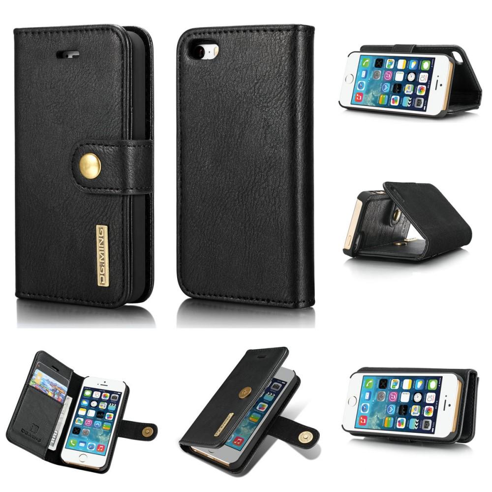 iPhone 5/5S/SE Magnet Wallet Black