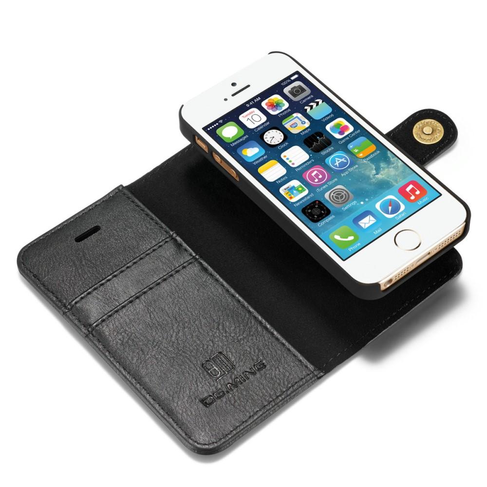 iPhone 5/5S/SE Magnet Wallet Black