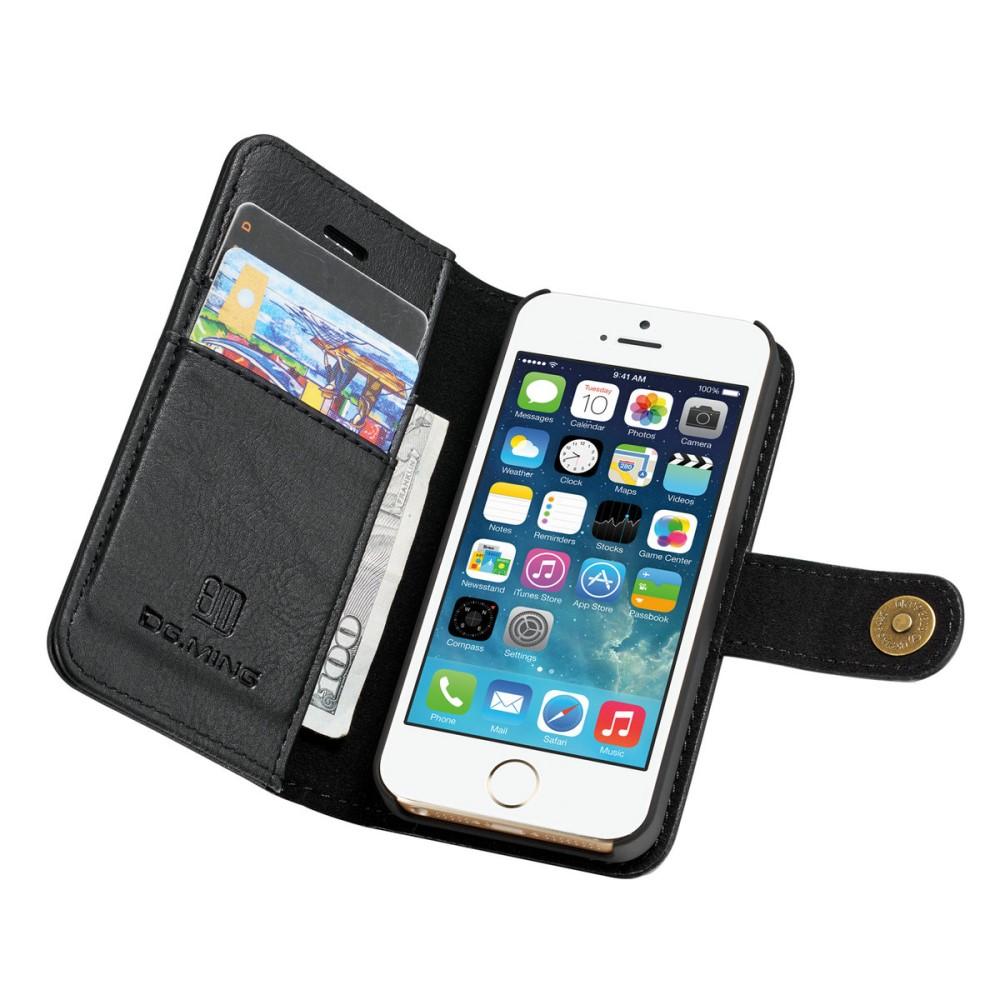 iPhone 5/5S/SE Magnet Wallet Black
