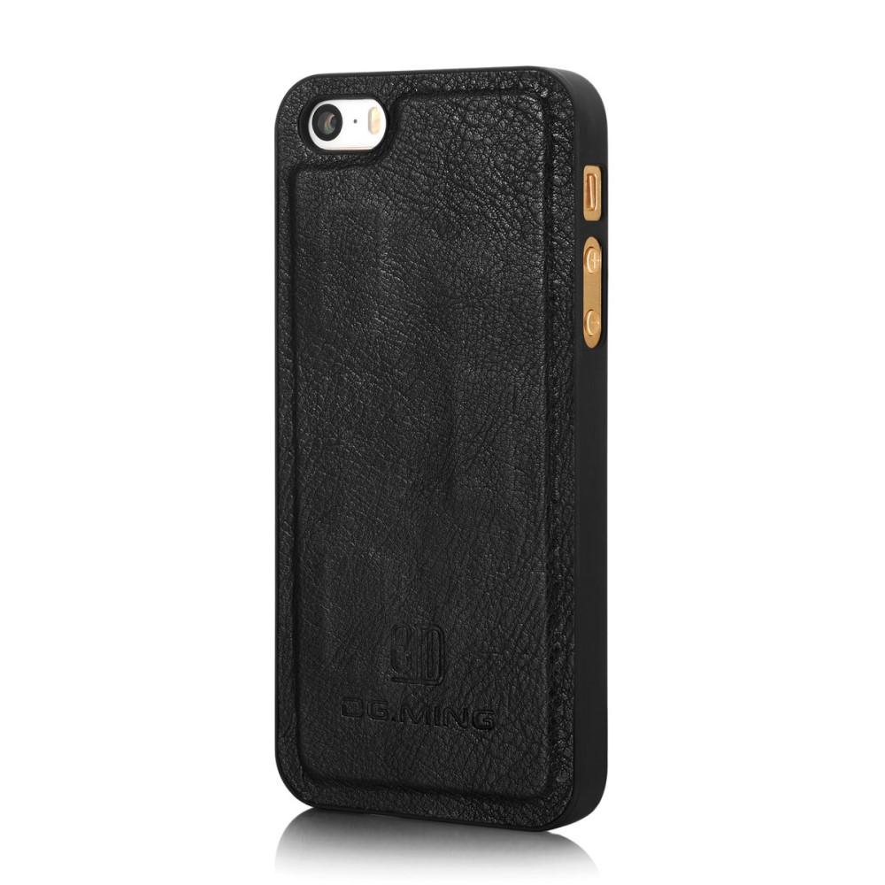 iPhone 5/5S/SE Magnet Wallet Black