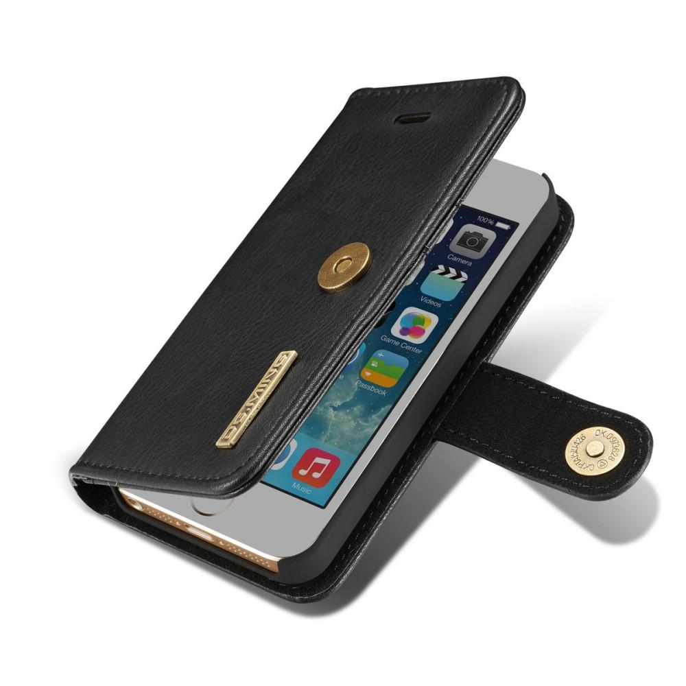 iPhone 5/5S/SE Magnet Wallet Black