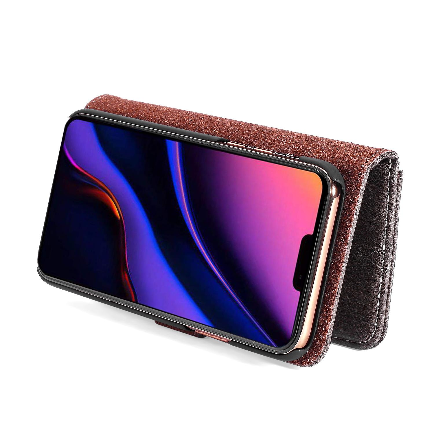 iPhone 11 Pro Magnet Wallet Brown