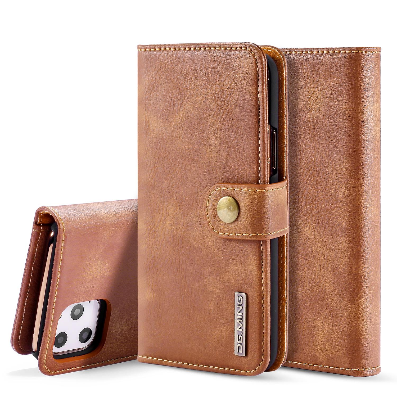 iPhone 11 Pro Magnet Wallet Cognac