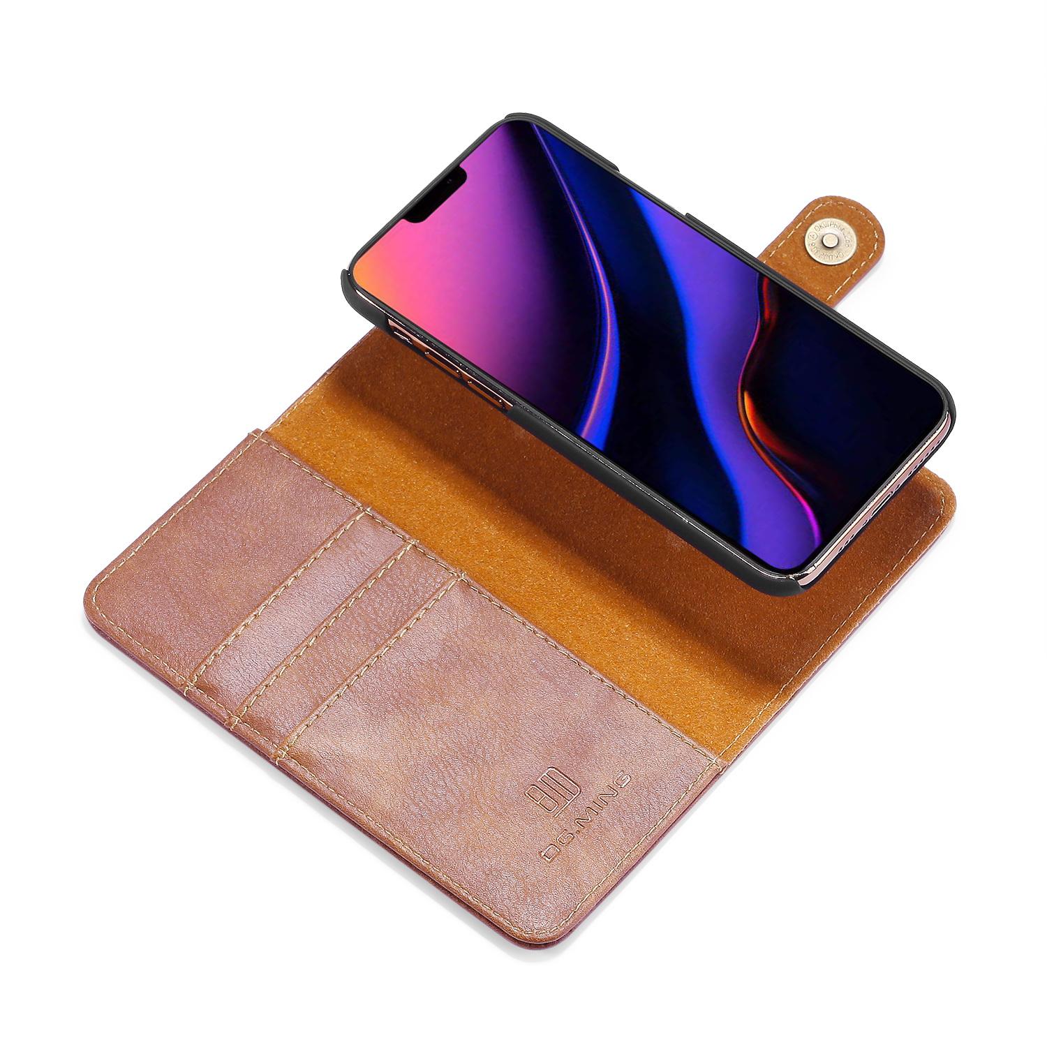 iPhone 11 Pro Magnet Wallet Cognac