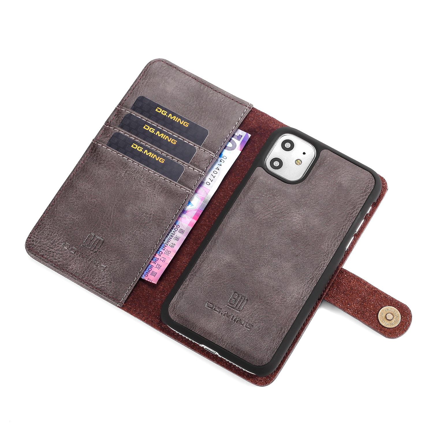 iPhone 11 Magnet Wallet Brown