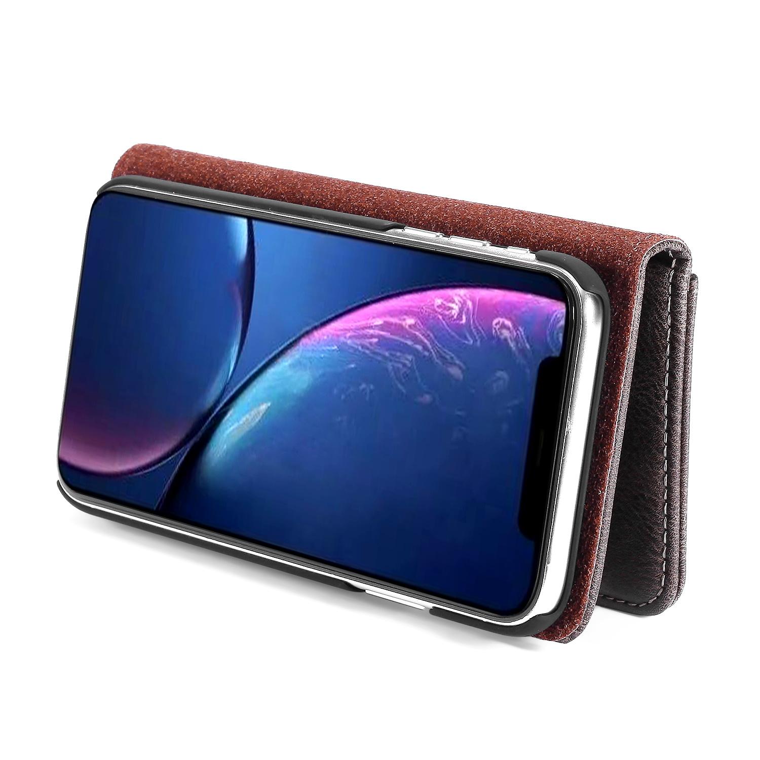 iPhone 11 Magnet Wallet Brown