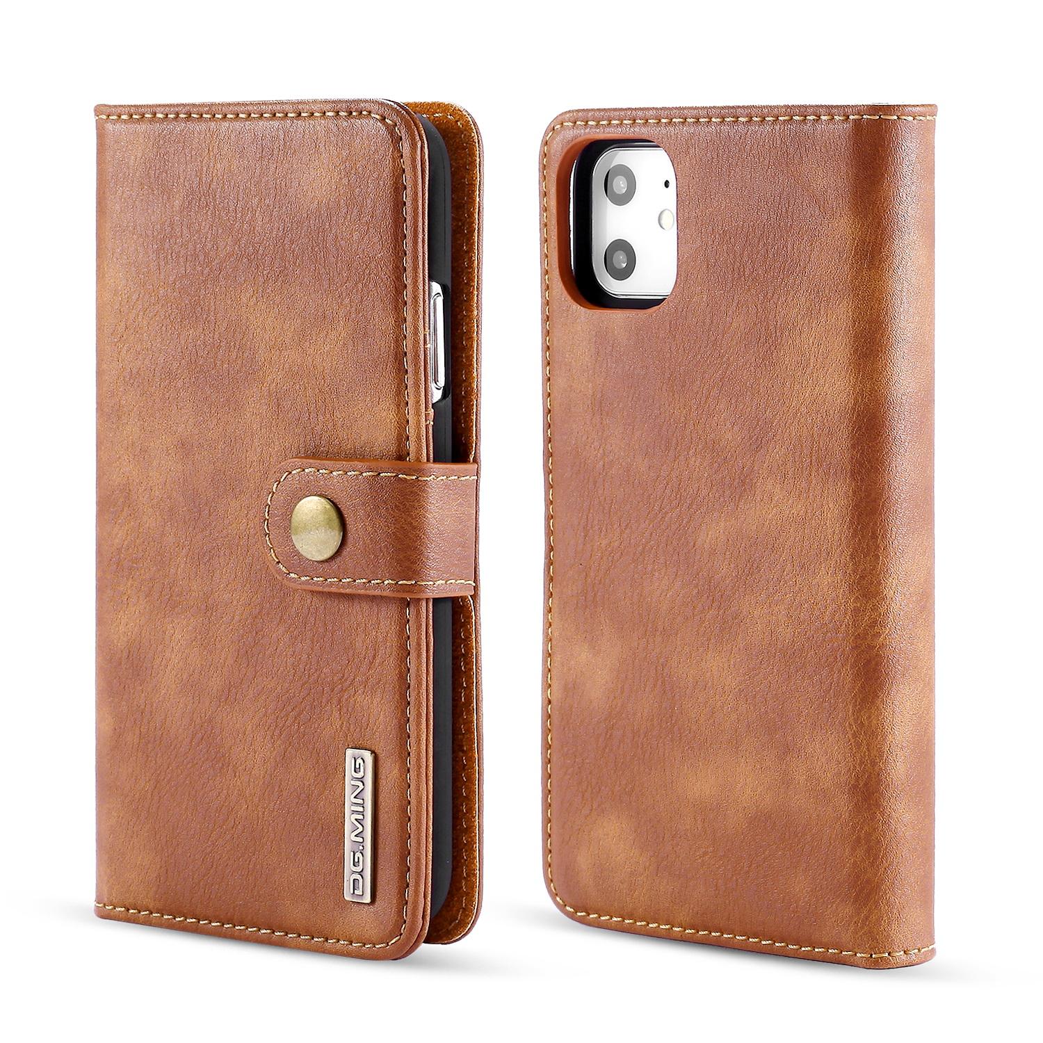 iPhone 11 Magnet Wallet Cognac