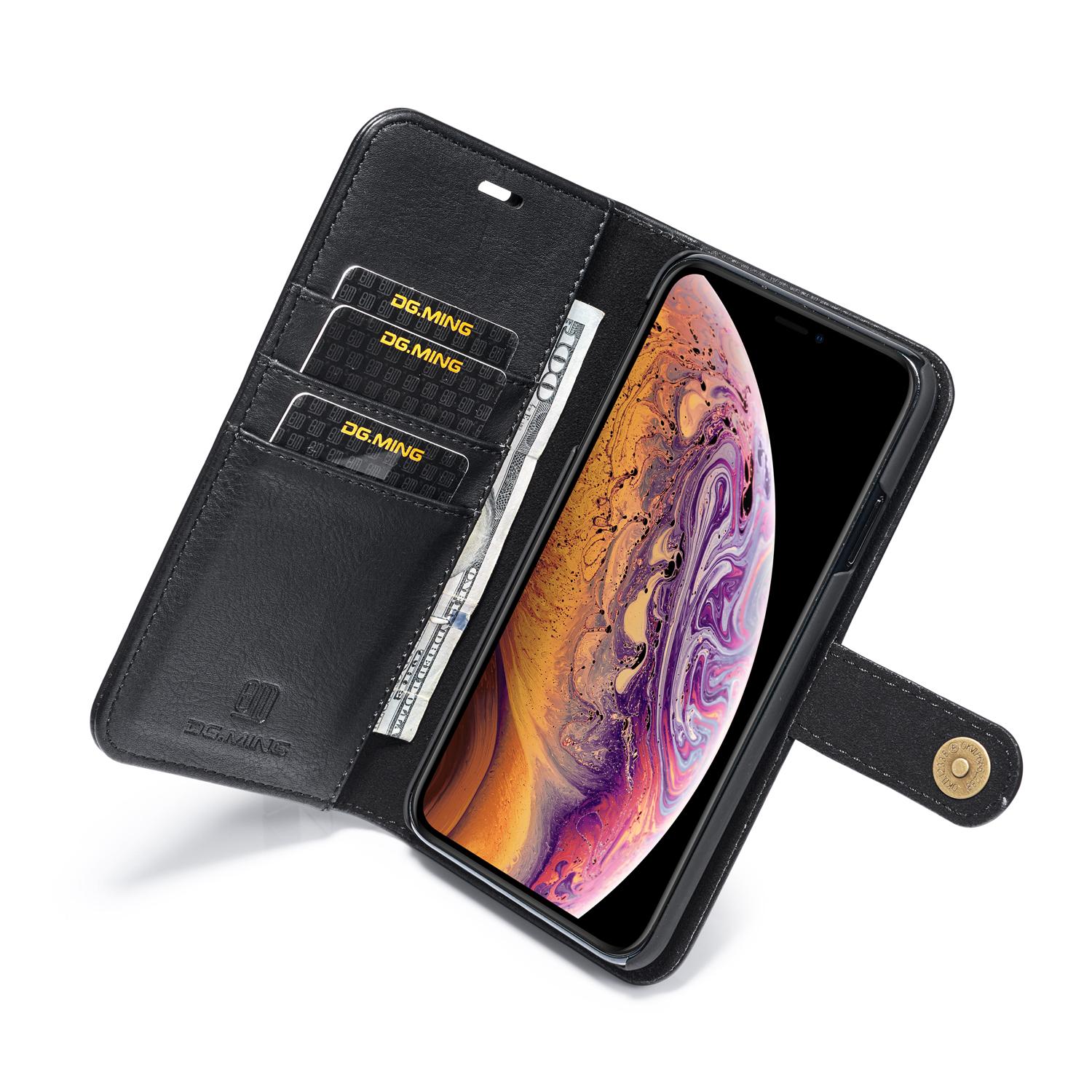 iPhone Xs Max Magnet Wallet Black