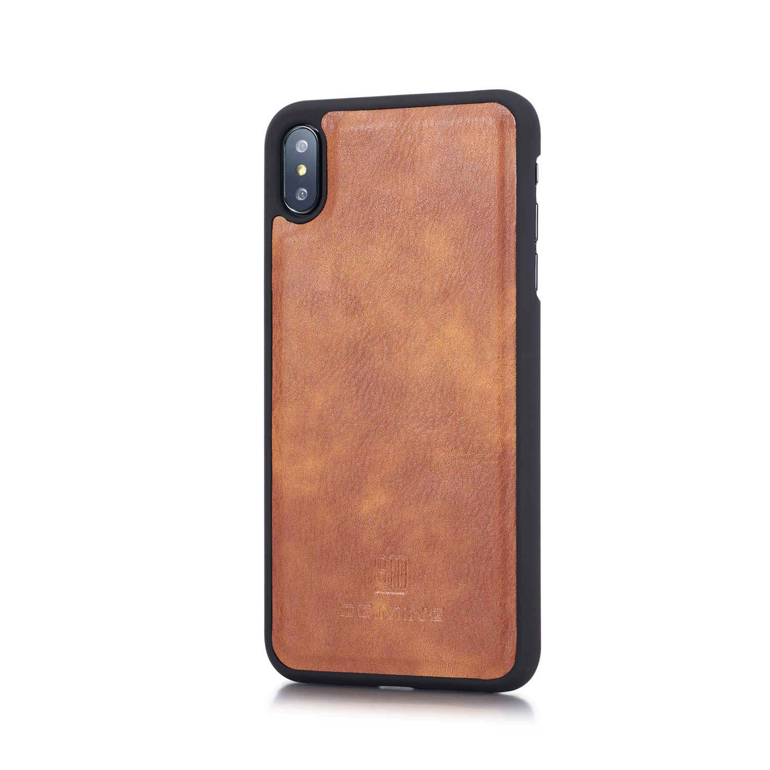 iPhone X/XS Magnet Wallet Cognac