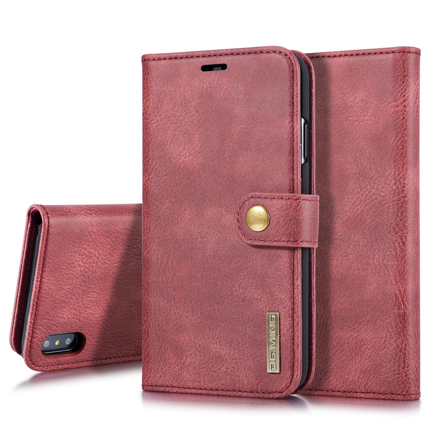 iPhone X/XS Magnet Wallet Red
