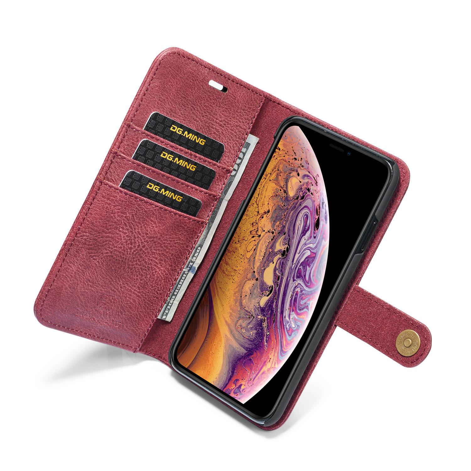 iPhone X/XS Magnet Wallet Red