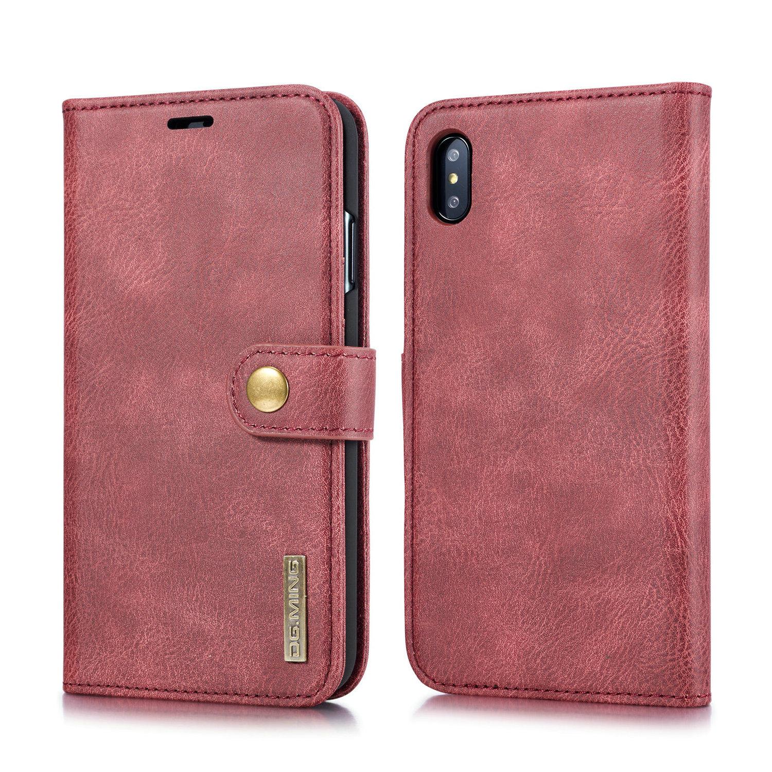 iPhone X/XS Magnet Wallet Red