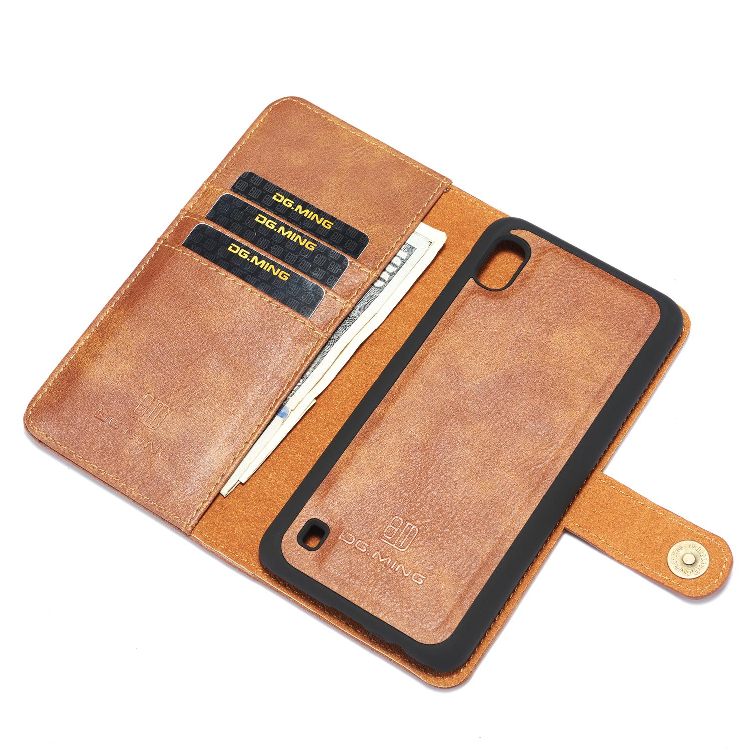 Samsung Galaxy A10 Magnet Wallet Cognac