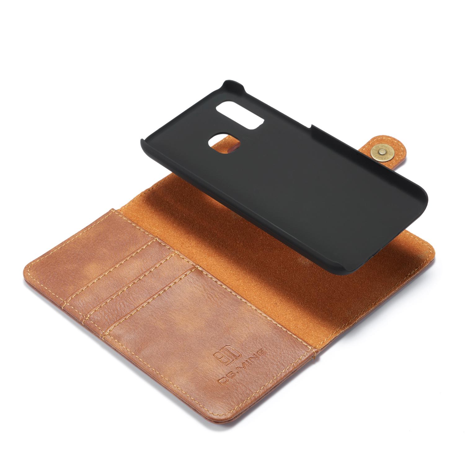 Samsung Galaxy A40 Magnet Wallet Cognac