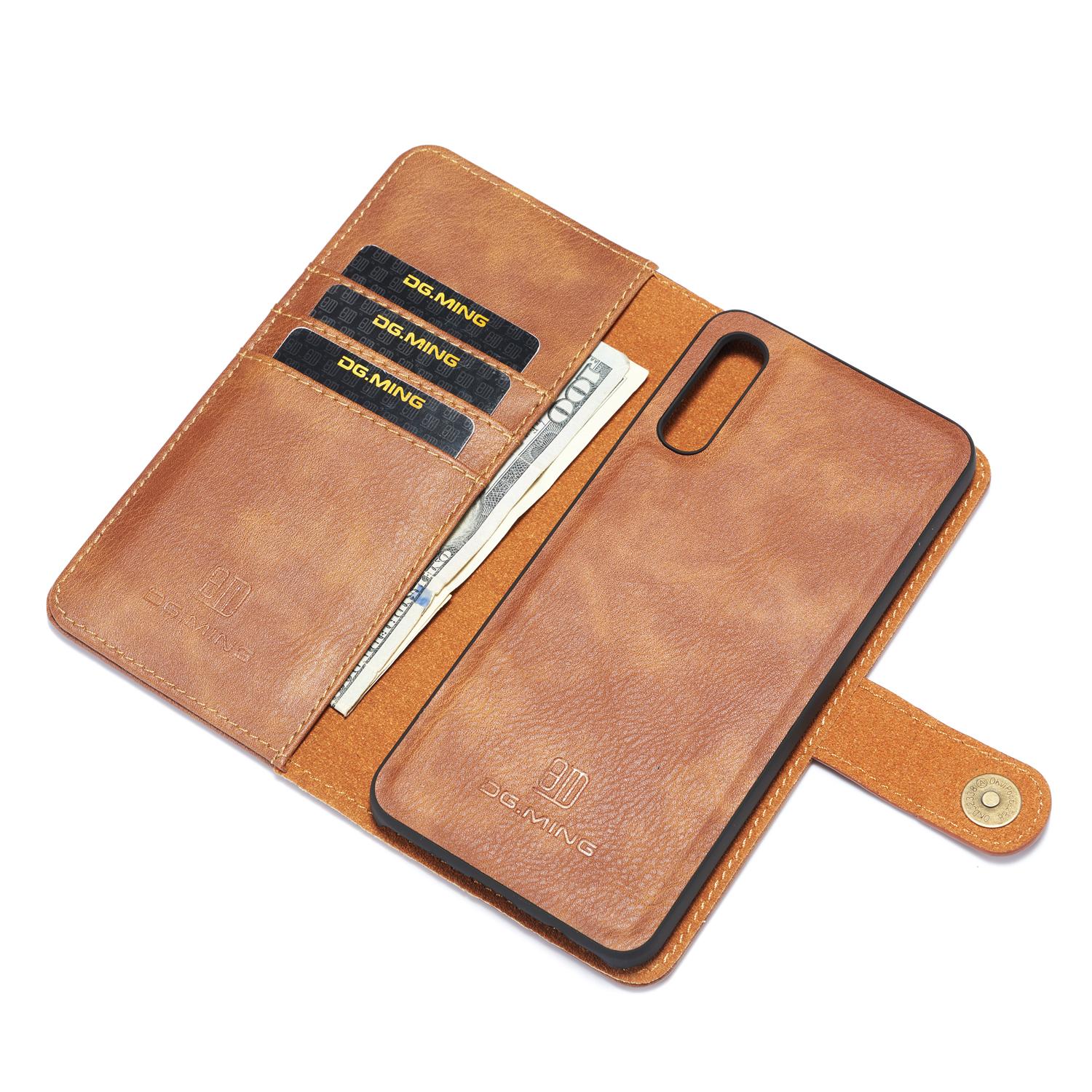 Samsung Galaxy A50 Magnet Wallet Cognac