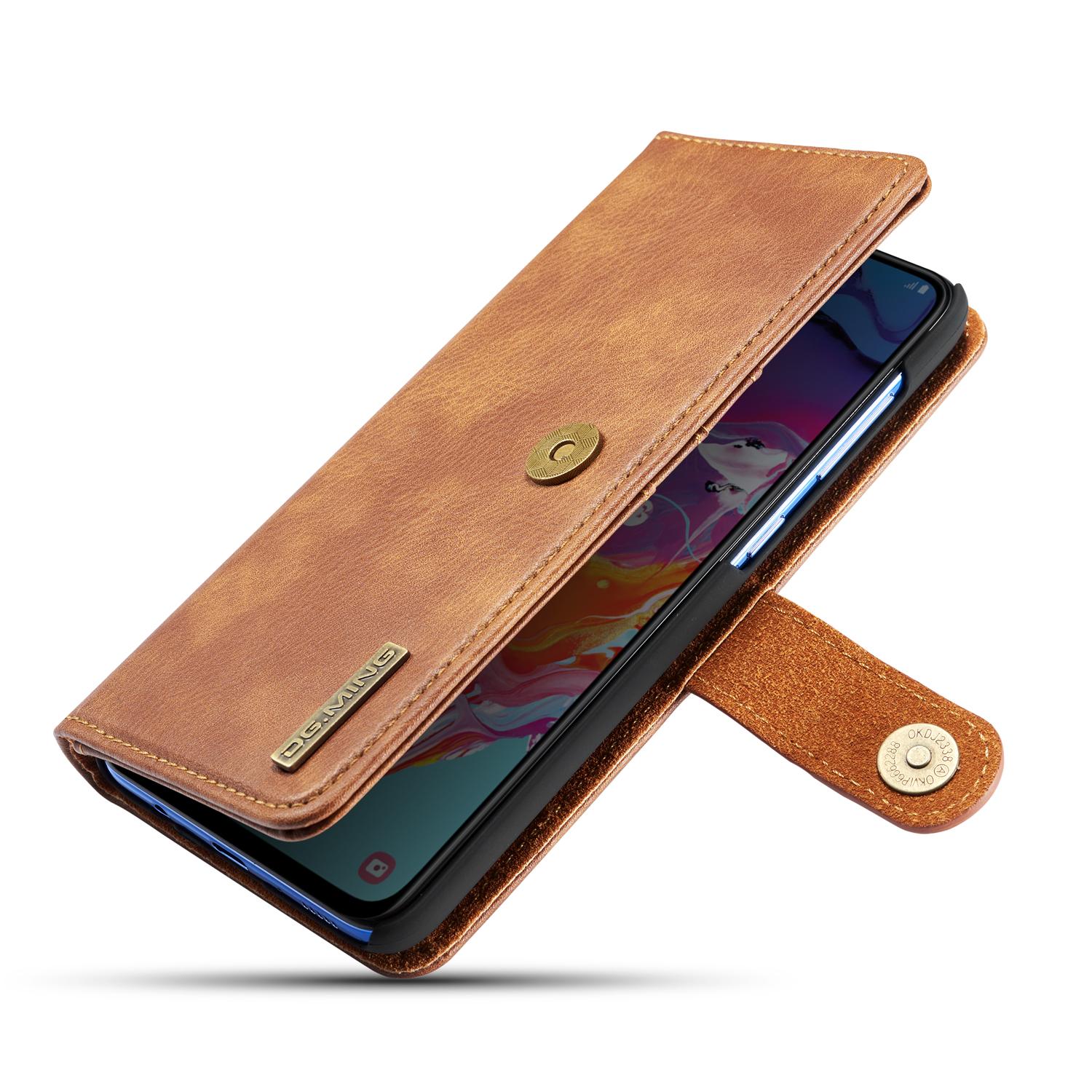 Samsung Galaxy A70 Magnet Wallet Cognac