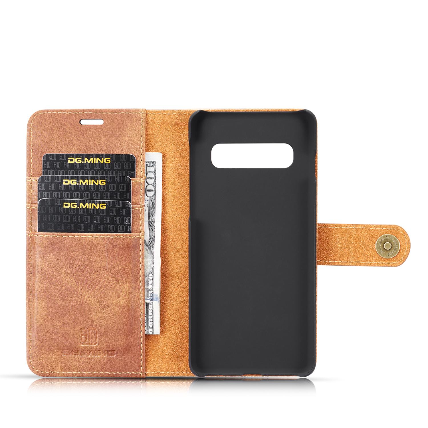 Samsung Galaxy S10 Magnet Wallet Cognac