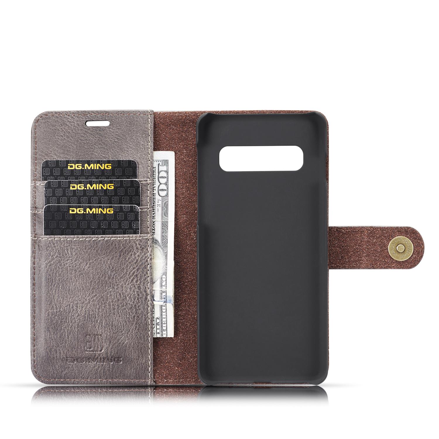 Samsung Galaxy S10 Plus Magnet Wallet Brown