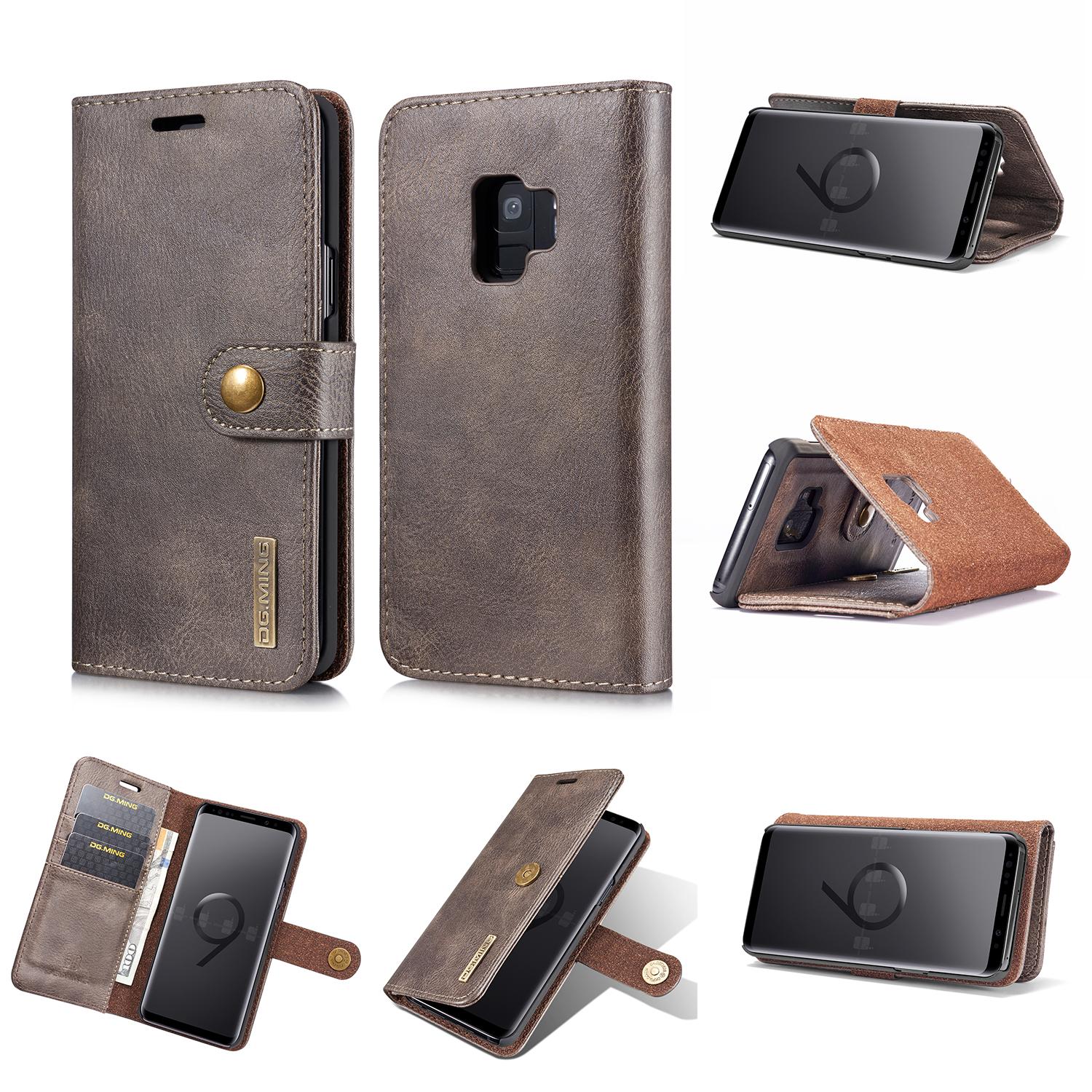 Samsung Galaxy S9 Magnet Wallet Brown