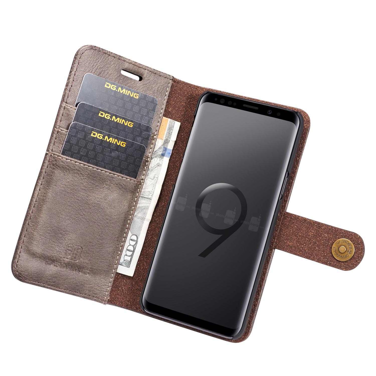 Samsung Galaxy S9 Magnet Wallet Brown