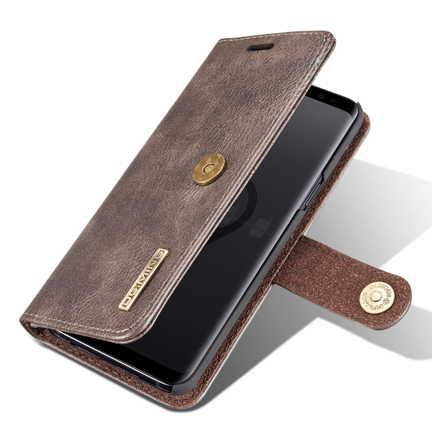 Samsung Galaxy S9 Magnet Wallet Brown