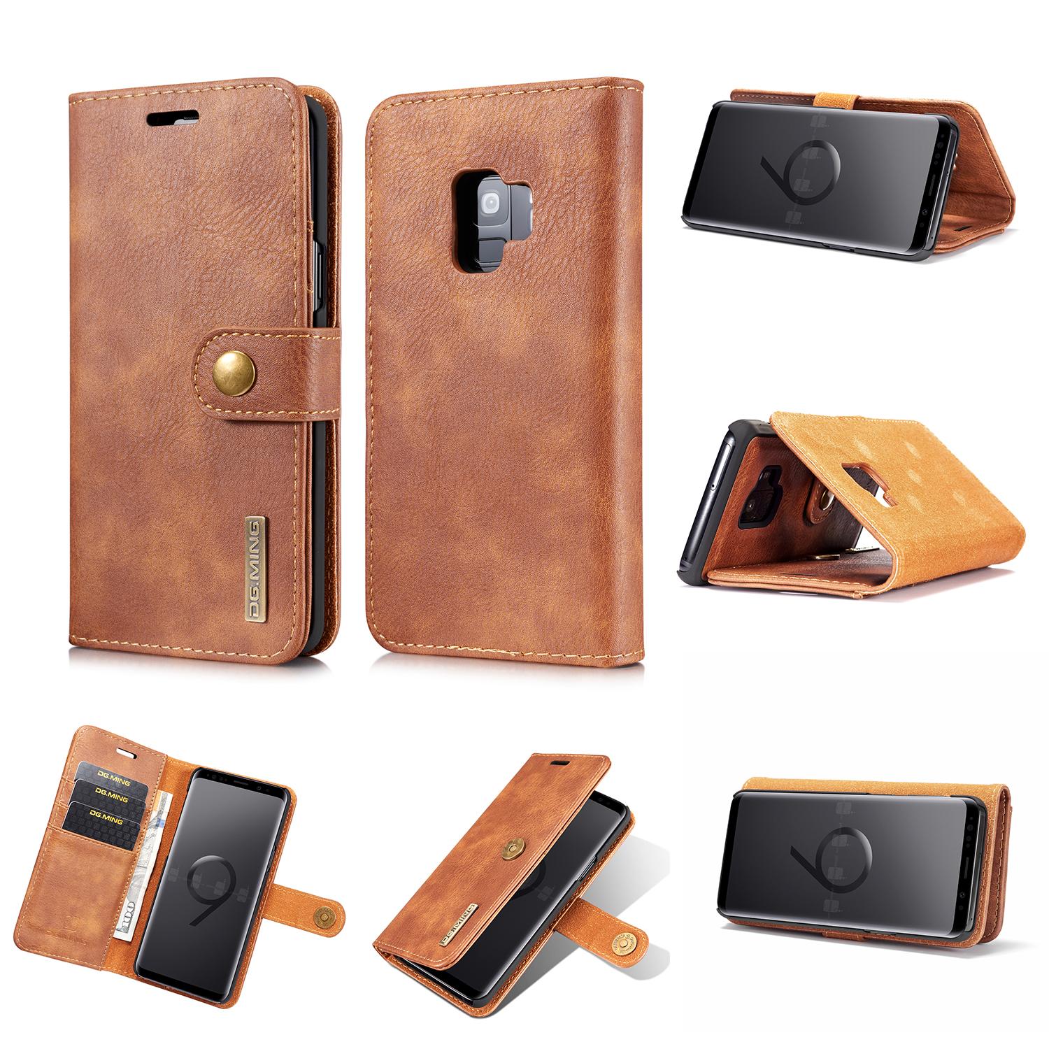 Samsung Galaxy S9 Magnet Wallet Cognac