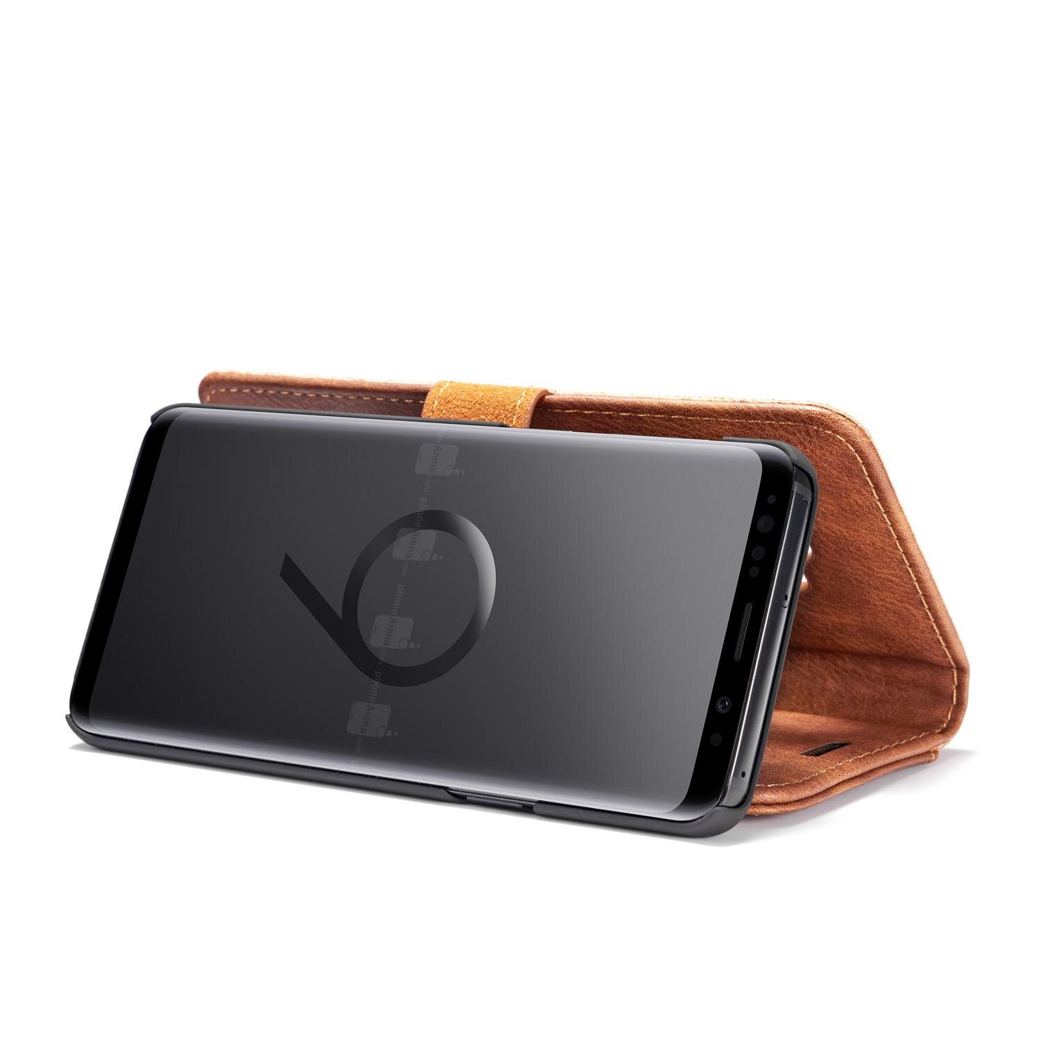 Samsung Galaxy S9 Plus Magnet Wallet Cognac