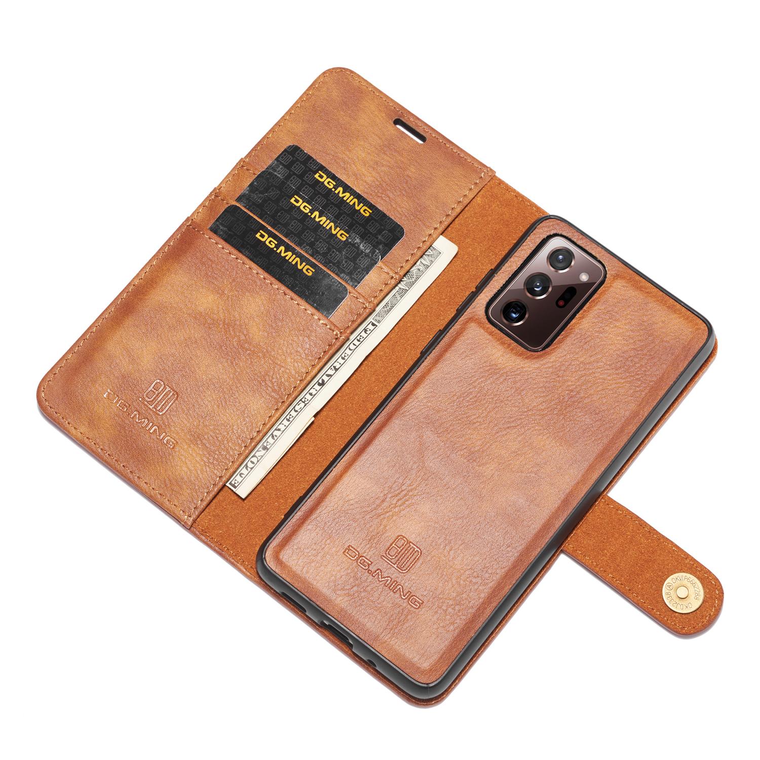 Samsung Galaxy Note 20 Ultra Magnet Wallet Cognac