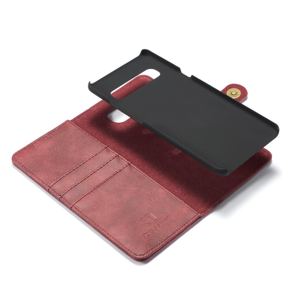 Samsung Galaxy S10 Magnet Wallet Red