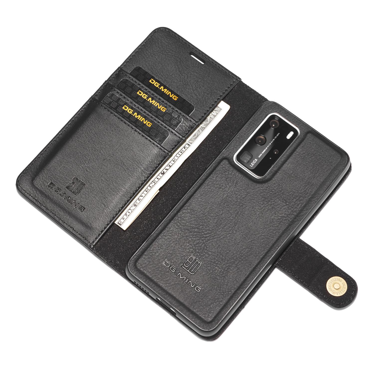 Huawei P40 Pro Magnet Wallet Black