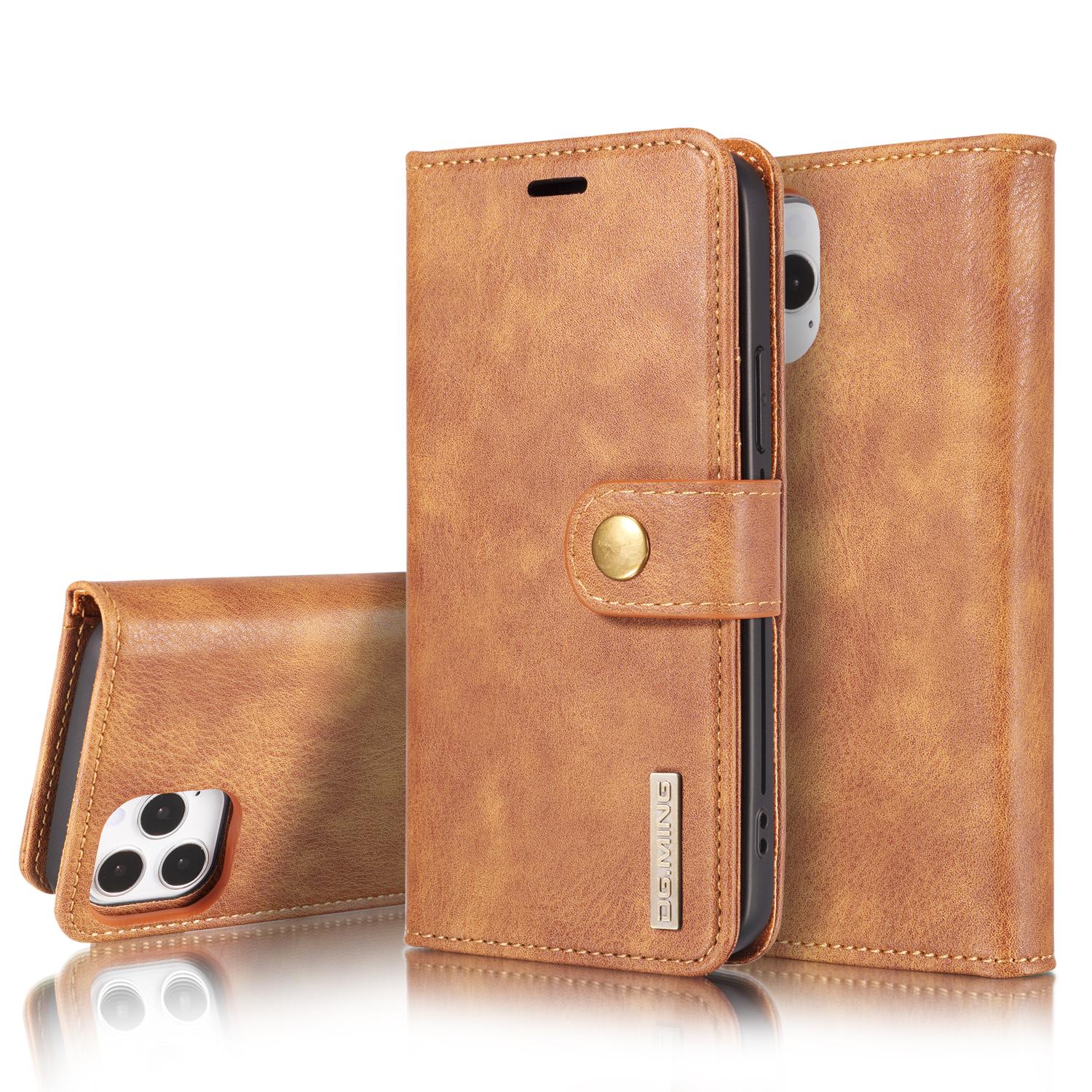 iPhone 12/12 Pro Magnet Wallet Cognac