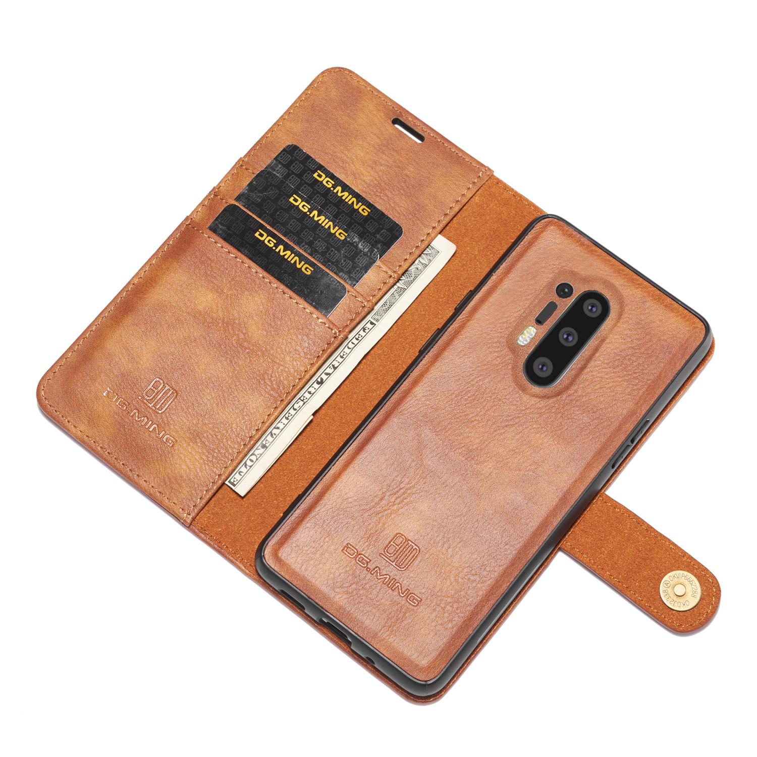 OnePlus 8 Pro Magnet Wallet Cognac