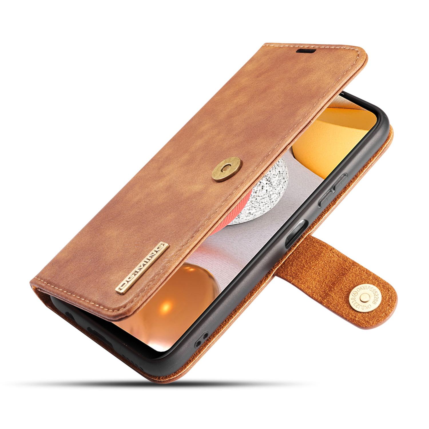 Samsung Galaxy A42 Magnet Wallet Cognac