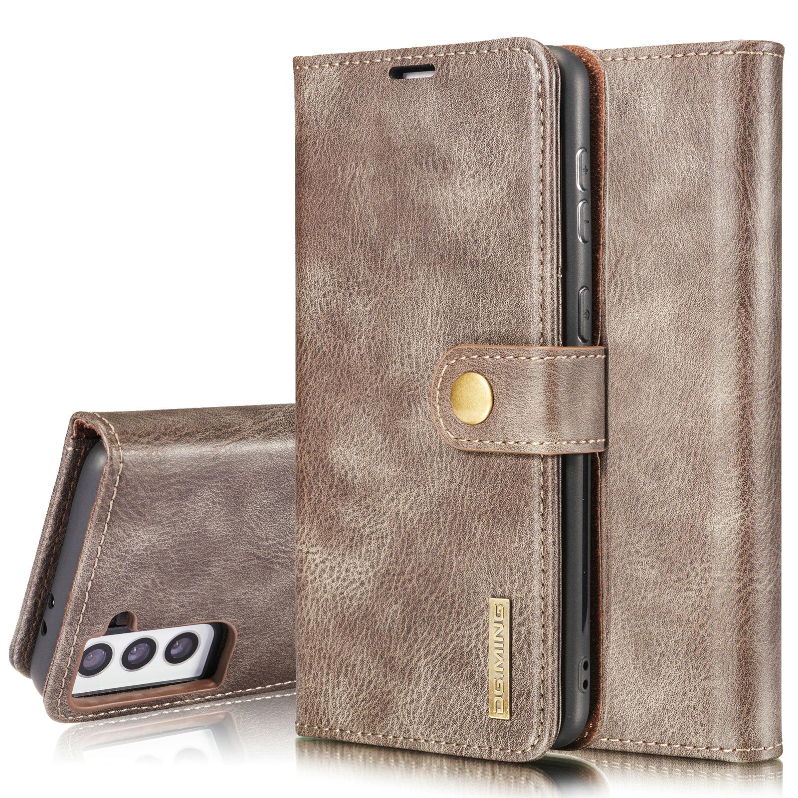 Samsung Galaxy S21 Magnet Wallet Brown