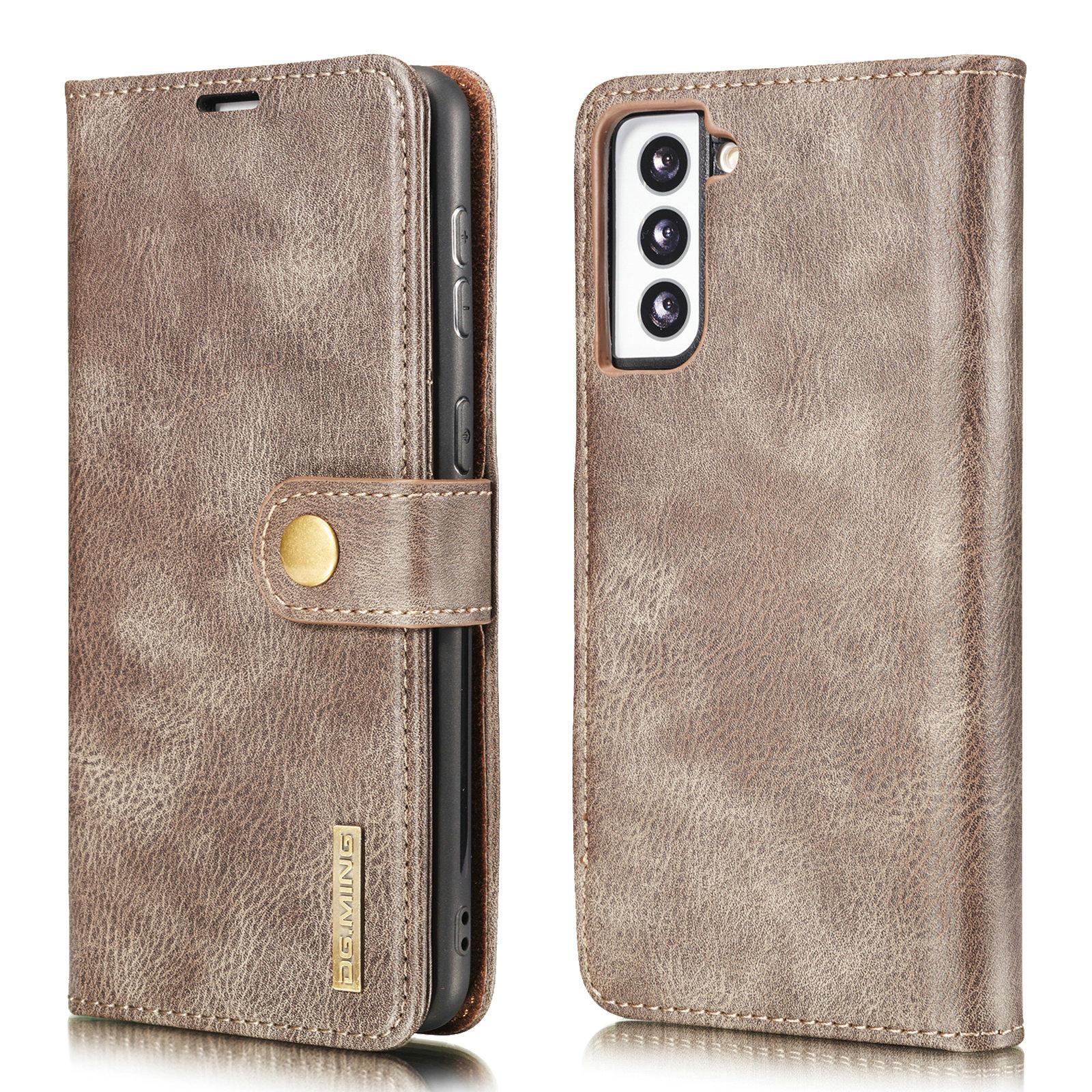 Samsung Galaxy S21 Magnet Wallet Brown